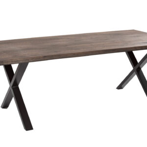Yale Large 2200 Solid Oak Dining Table Smoked Oil