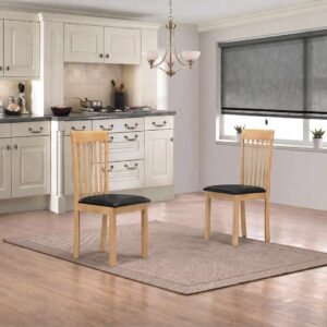 Atlas Dropleaf Dining Chairs Natural (2s)