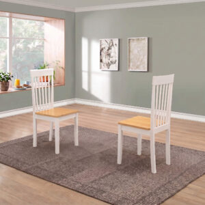 Atlas Dropleaf Dining Chairs White (2s)
